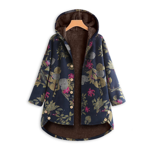 Sudadera con Capucha de Lino y Algodón Cálida - Image 19