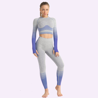 Conjunto Deportivo Mujer 2 Piezas Yoga y Fitness sin Costuras - Image 9
