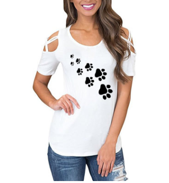 Playera Cuello Redondo con Estampado de Corazones - Image 8