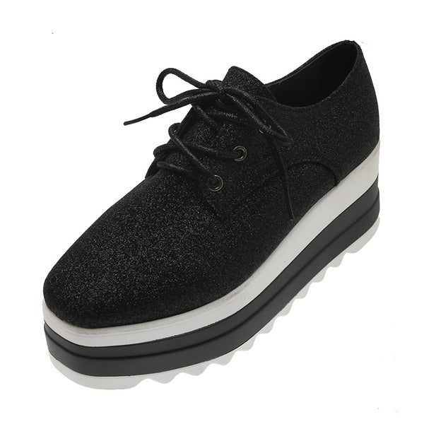Zapatos Casuales Estilo Universitario con Plataforma Gruesa - Image 4