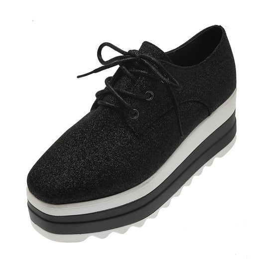 Zapatos Casuales Estilo Universitario con Plataforma Gruesa - Image 4