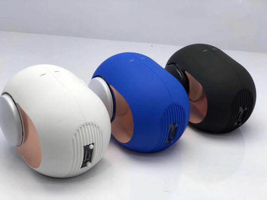 Parlante Bluetooth Inalámbrico Dorado en Forma de Huevo