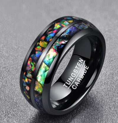 Anillo de Tungsteno Chapado en Oro Negro - Image 2
