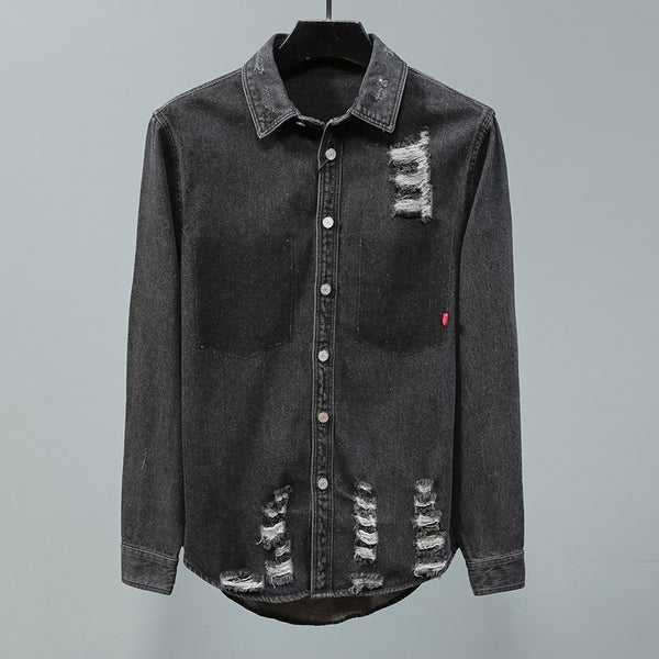 Camisa Vaquera de Manga Larga para Hombre