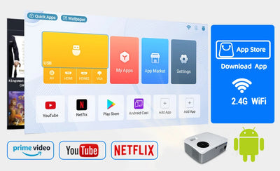 Proyector Inteligente Android 4K Full HD 1080P para Educación - Image 21