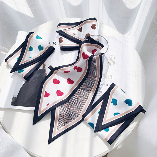 Banda para cabello con estampado pata de gallo