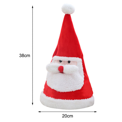 Gorro Navideño LED Santa con Música y Luces - Image 7
