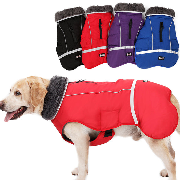 Abrigo Reflectante Térmico para Perros Grandes