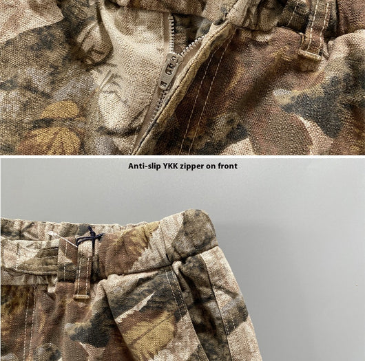 Shorts Camuflaje Rama Seca Hoja de Arce para Hombre - Image 13
