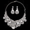 Conjunto de Joyería de Boda Cristal Rhinestone Aleación Premium Europa y Estados Unidos