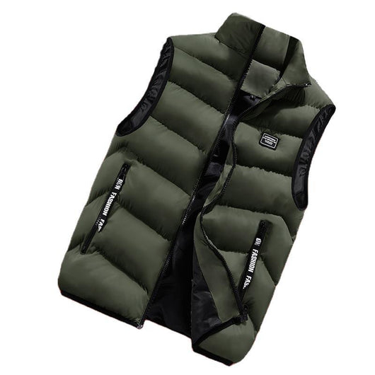Chaleco Acolchado de Algodón para Hombre - Otoño Invierno - Image 8