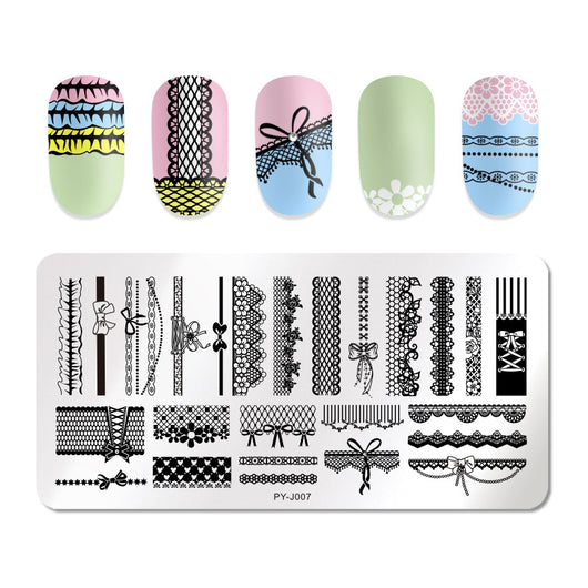 Plantilla de Estampado para Uñas - Kit Profesional de Transferencia - Image 14