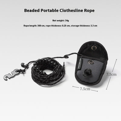 Cuerda Reflectante Ajustable para Secar Ropa - Resistente al Viento y Almacenamiento - Image 5