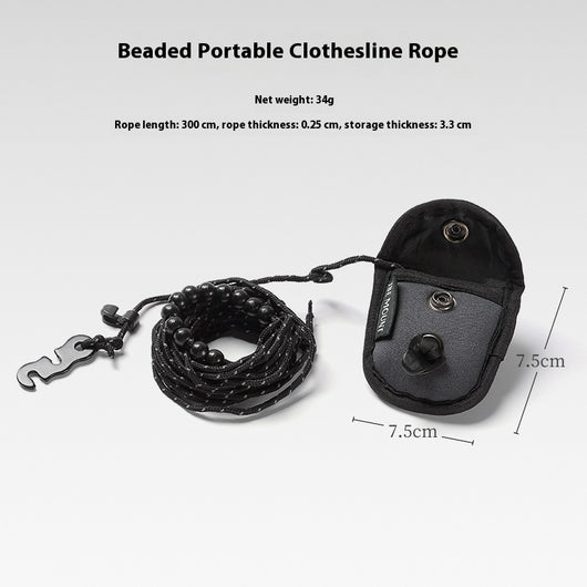 Cuerda Reflectante Ajustable para Secar Ropa - Resistente al Viento y Almacenamiento - Image 5