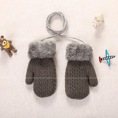 Guantes Térmicos de Punto con Cuello y Forro de Terciopelo - Image 5
