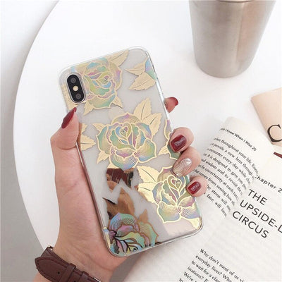 Funda para celular con diseño de hoja de plátano y acabado bronceado - Image 4