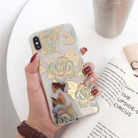 Funda para celular con diseño de hoja de plátano y acabado bronceado - Image 4