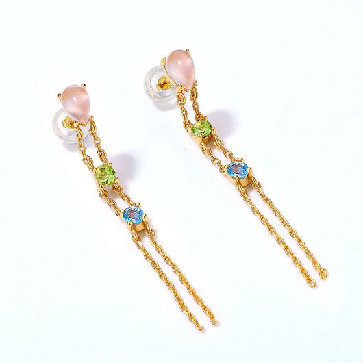 Aretes de Topacio Azul - Image 4