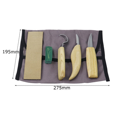 Cuchillo Profesional de Acero Inoxidable para Tallado en Madera - Image 2