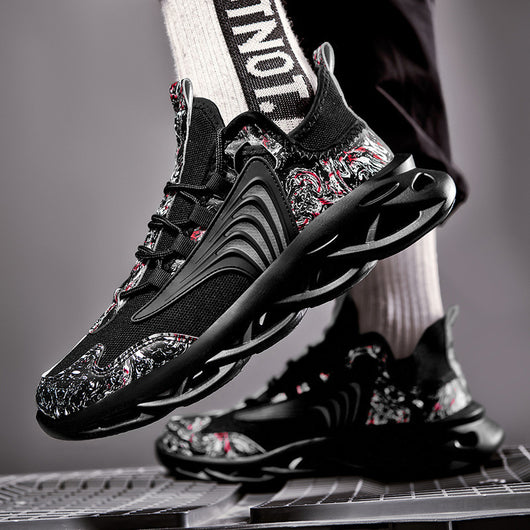 Zapatillas Deportivas Mesh Transpirables con Diseño Graffiti - Image 8