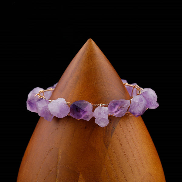 Pulsera Reiki para Mujer con Cuarzo Rosa y Citrina