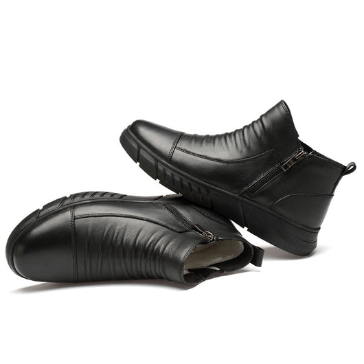 Botas de Cuero Vacuno Casual - Estilo Versátil y Duradero - Image 12