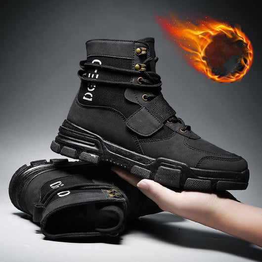 Botas Martin de Algodón Estilo Británico para Otoño - Image 11