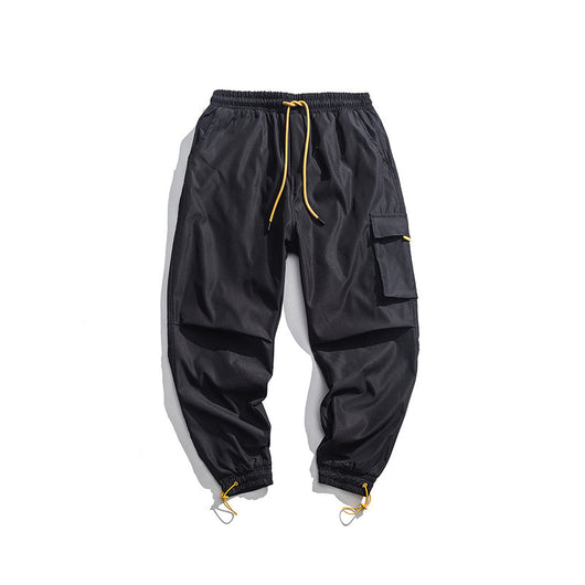 Pantalones Casuales Deportivos Estilo Japonés con Cordón Ajustable - Image 5