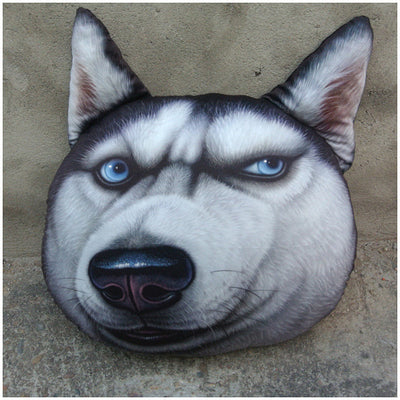 Almohada de Peluche Husky 3D - Diseño Cartoon Adorable - Image 4