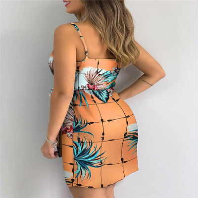 Vestido Estampado con Tirantes Ajustables - Image 4