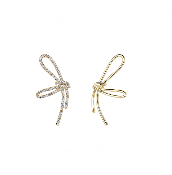 Aretes de Moño Elegante para Mujer