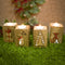 Candelabro Navideño Reno Mini Árbol de Navidad - Regalo Perfecto para Decorar