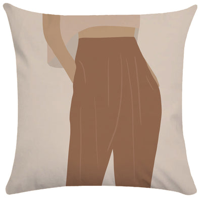Funda de Almohada con Diseño Abstracto Femenino - Image 46