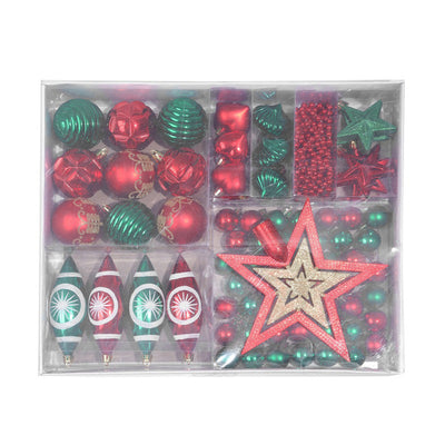 Bolas de Navidad Decorativas - Adornos para Árbol en Rojo, Oro, Plata y Azul - Image 4