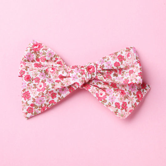 Pasador Infantil Floral Pastoral con Moño Delicado - Image 11