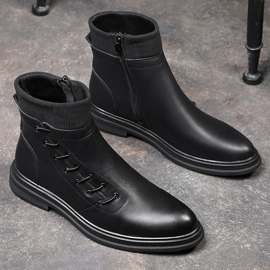 Botas Chelsea de Cuero British Premium para Hombre - Cálidas y Elegantes - Image 11