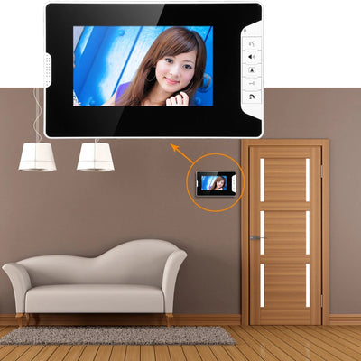 Timbre Videoportero LCD 7" Visión Nocturna HD Impermeable con Ángulo Ajustable - Image 8