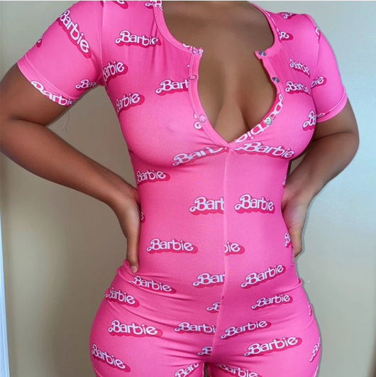 Jumpsuit de Manga Corta con Botones - Image 3