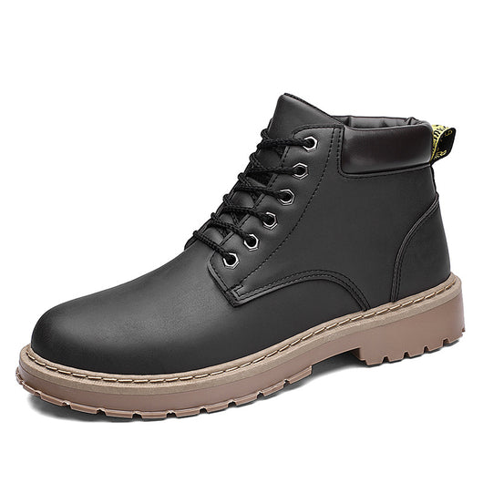 Botas Martin Altas para Hombre Estilo Británico Retro - Image 12