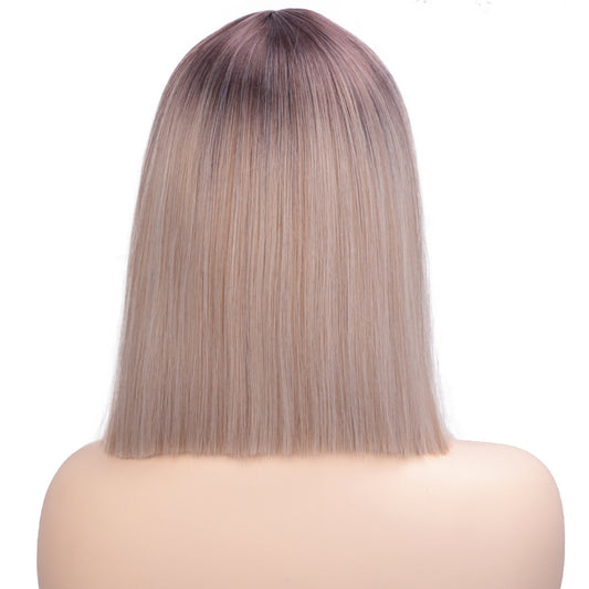 Peluca Larga Degradada de Cabello Liso - Estilo Moderno y Versátil - Image 2