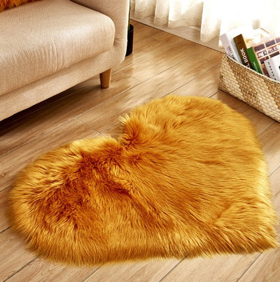 Alfombra de Corazón Suave Antideslizante - Tapete Mullido para Hogar - Image 15