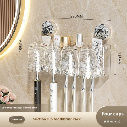 Set de Cepilleros de Pared con Ventosa - Diseño Moderno sin Perforaciones - Image 9