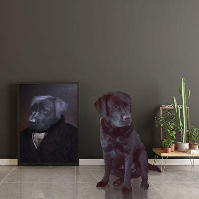 Retrato Personalizado de Mascota en Lienzo - Arte Nórdico para Pared - Image 4