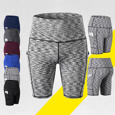 Shorts de Cintura Alta para Yoga y Fitness