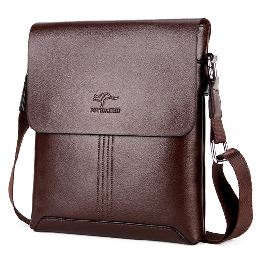 Bolsa Mensajera de Cuero Genuino para Hombre - Image 3