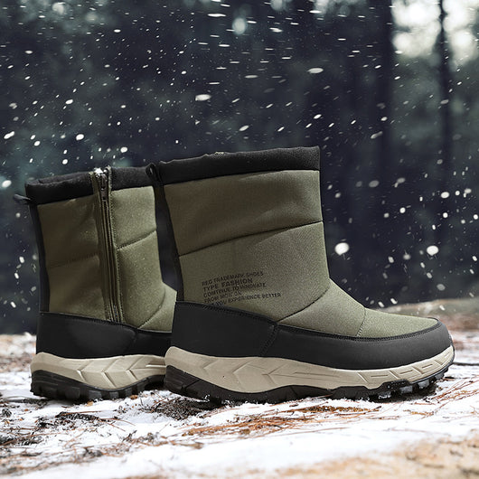 Zapatos de Invierno para Hombre con Forro Cálido y Algodón Premium - Image 4