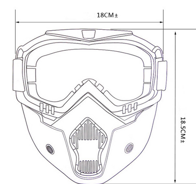 Gafas Tácticas para Motocicleta - Protección Total en Ruta - Image 6
