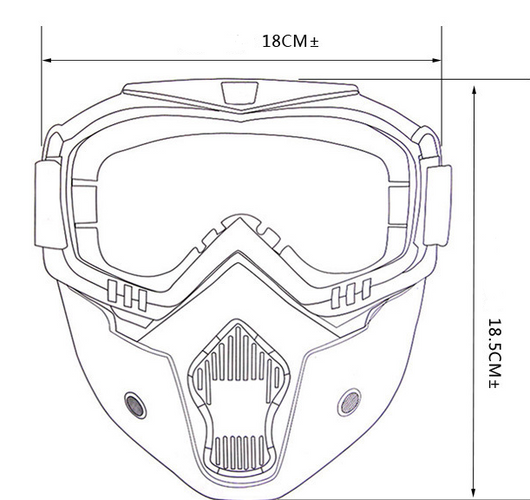 Gafas Tácticas para Motocicleta - Protección Total en Ruta - Image 6