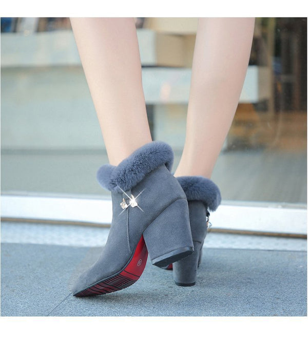 Botas Martens con Cristales Brillantes Grandes