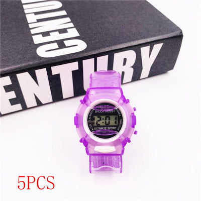 Reloj Electrónico Infantil de Gelatina con Diseño Cartoon Multicolor - Image 8